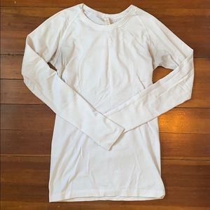 Lululemon Swiftly Tech White Longsleeve
